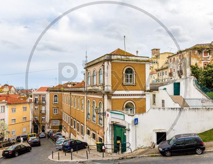 Buildings In The Historic Center Of Lisbon - Portugal