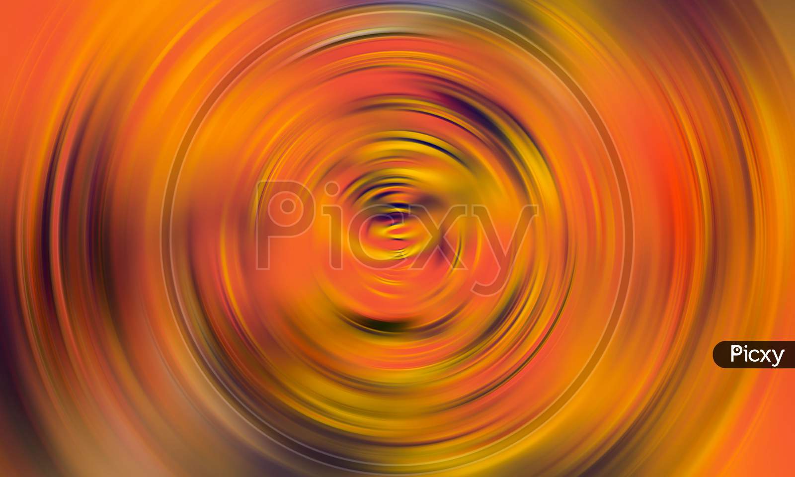 Computer Generate Abstract Radial Twirl Background