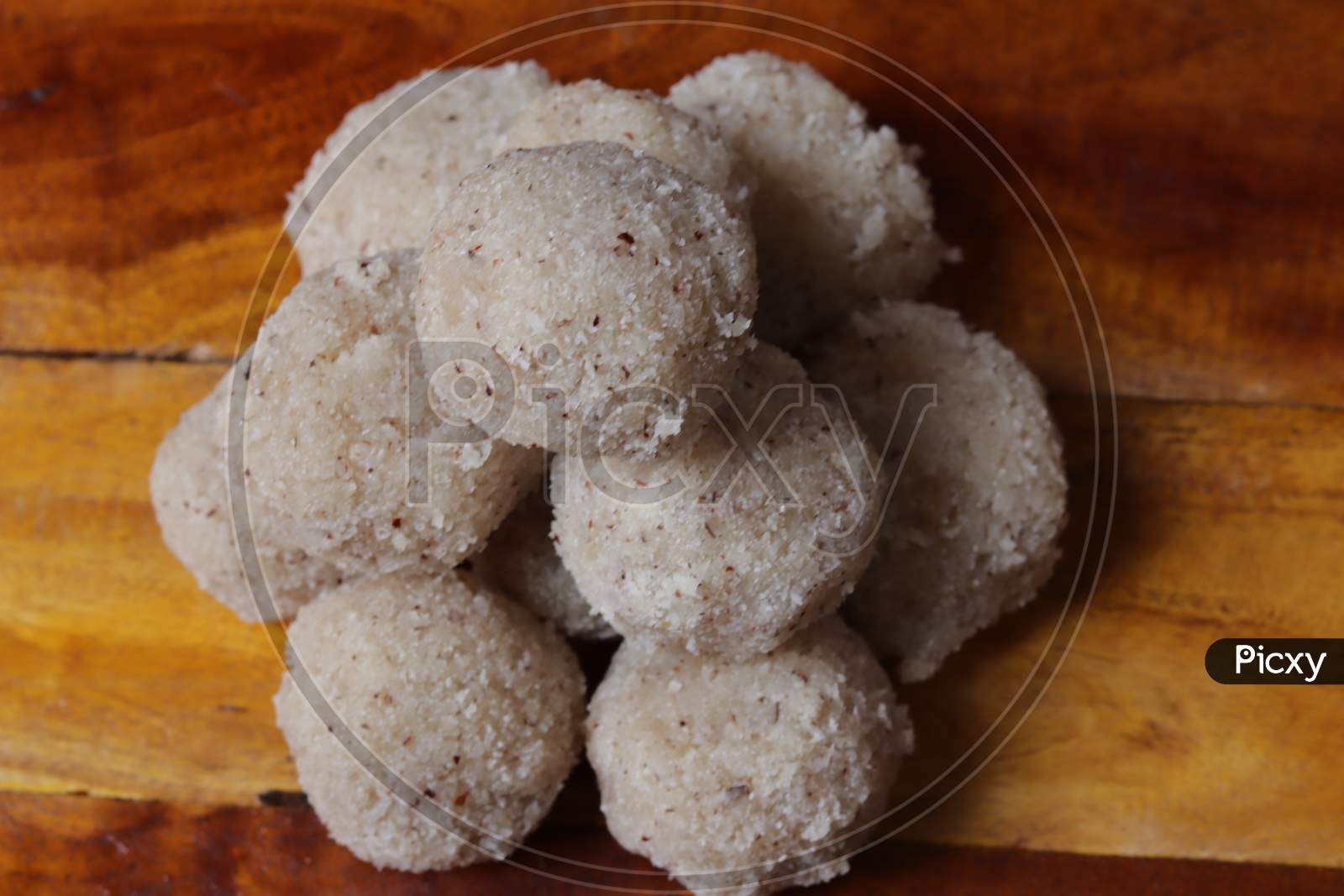 Indian Sweet Savories  Semolina Laddu Or Ravva Laddu