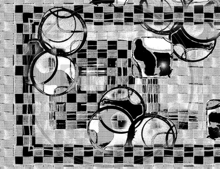 Black & White Grunge Texture Background