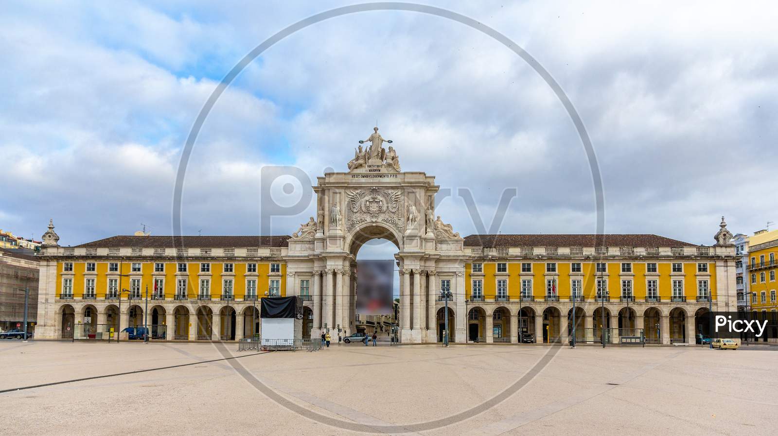 Placa Do Comercio In Lisbon - Portugal