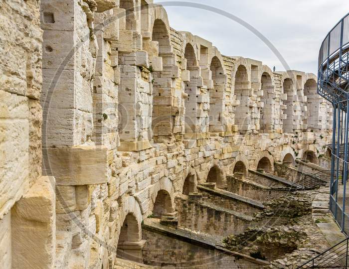 Roman Amphitheatre In Arles - Unesco World Heritage In France