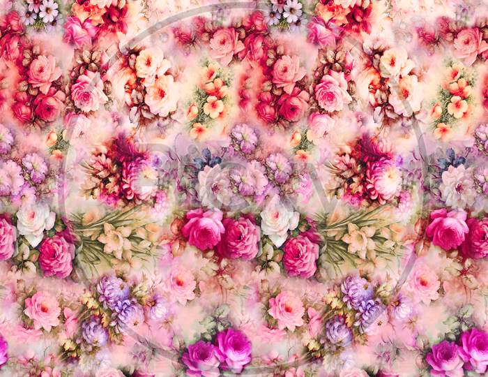 floral design-pattern-pink