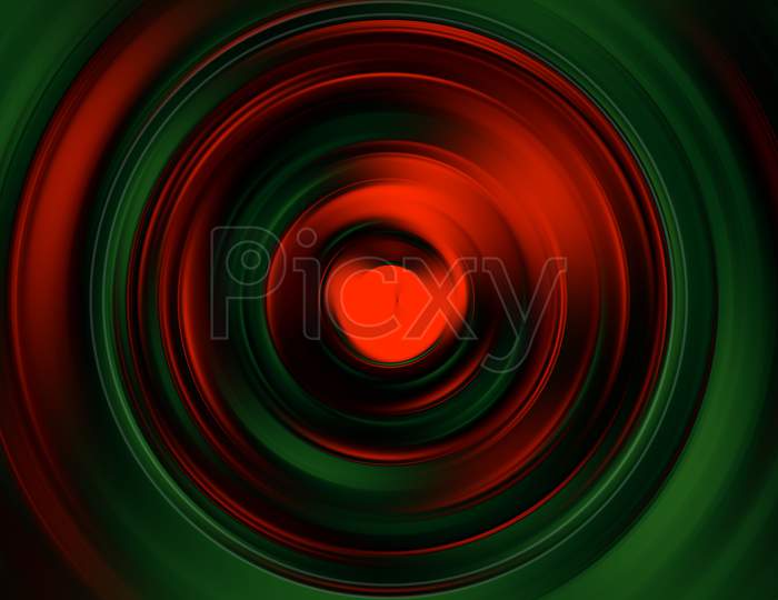 Computer Generate Abstract Radial Twirl Background
