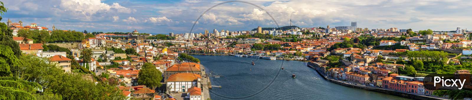 Panorama Of Porto And The Douro River - Portugal