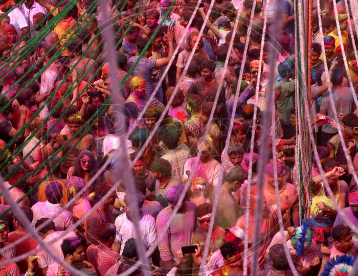 foreign tourist holi in india