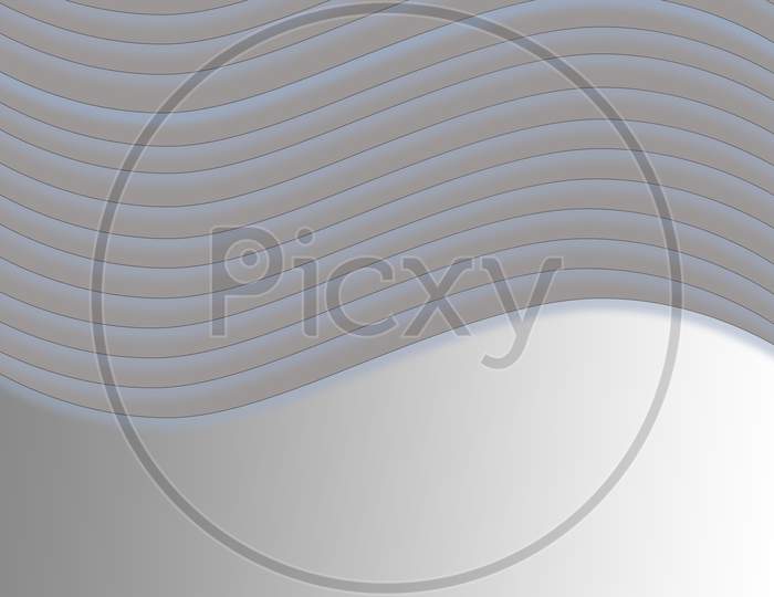 Abstract illustration of grey wavy lines