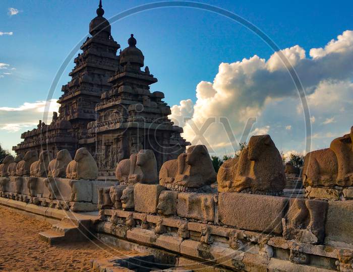 Glorious Shore Temple in Mahabalipuram
