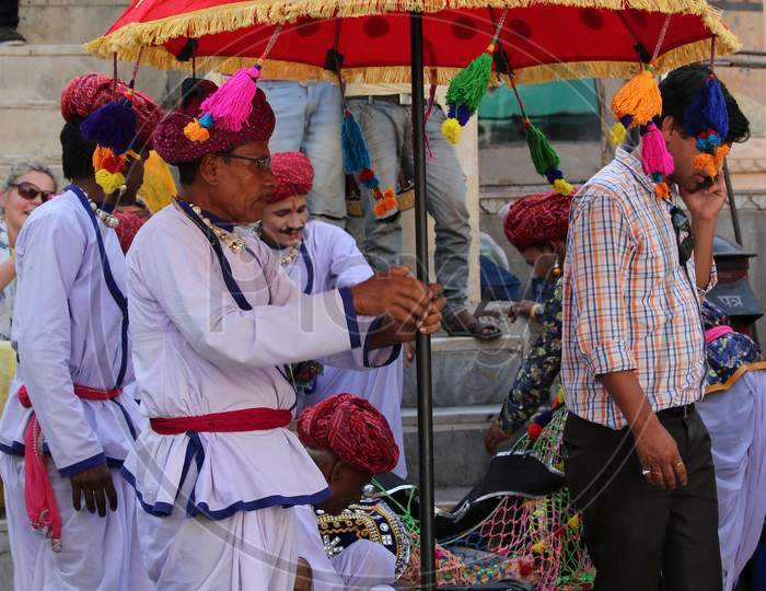 Gangaur Festival Udaipur On 4 April 2019.
