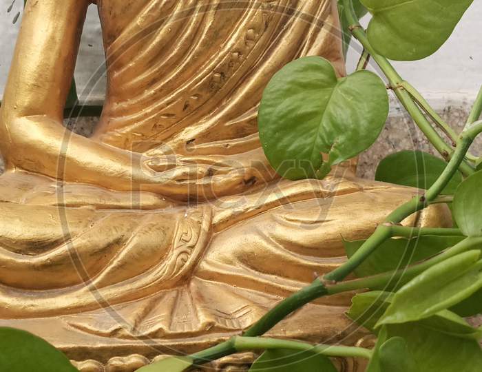 Statue of Gautam Buddha.