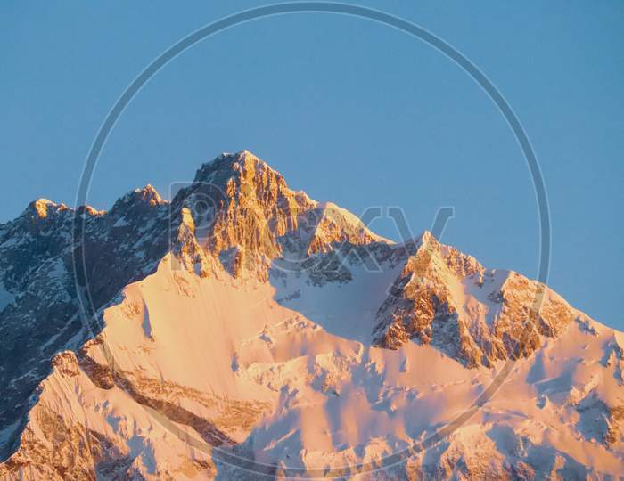 The peak of Kanchenjunga