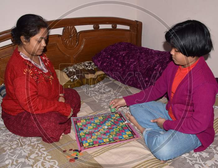 Indian Playing Board Game Ludo