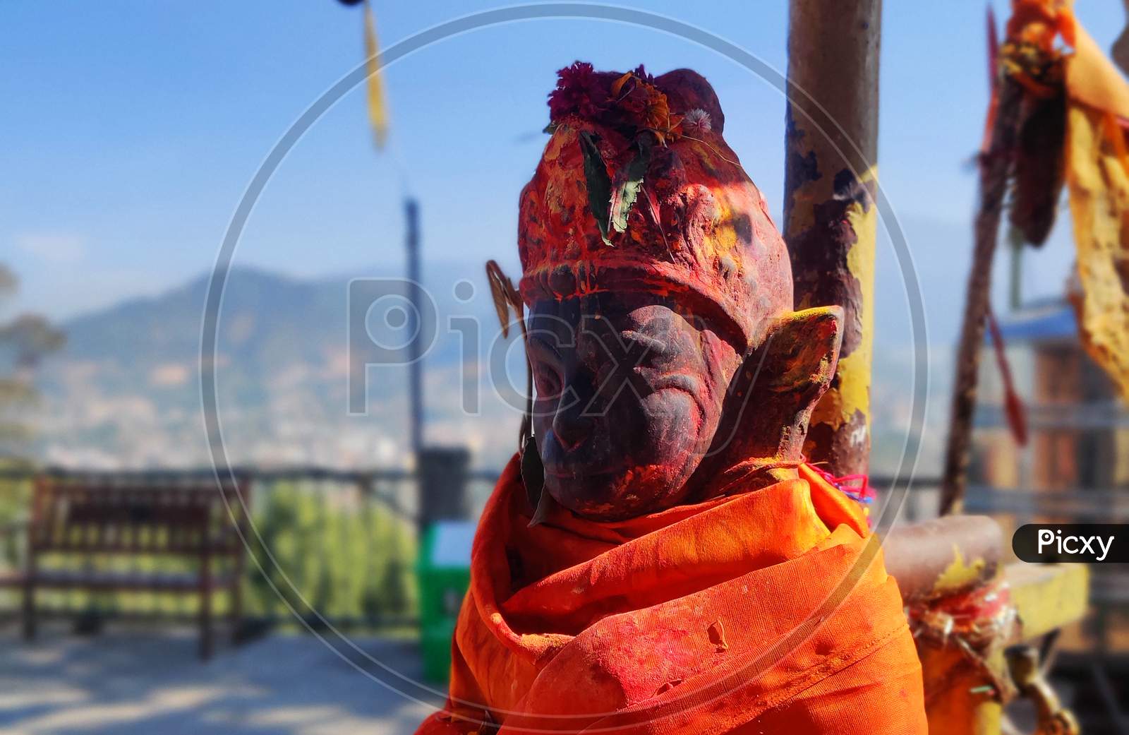 Hanuman Temple Statue from Nepal.