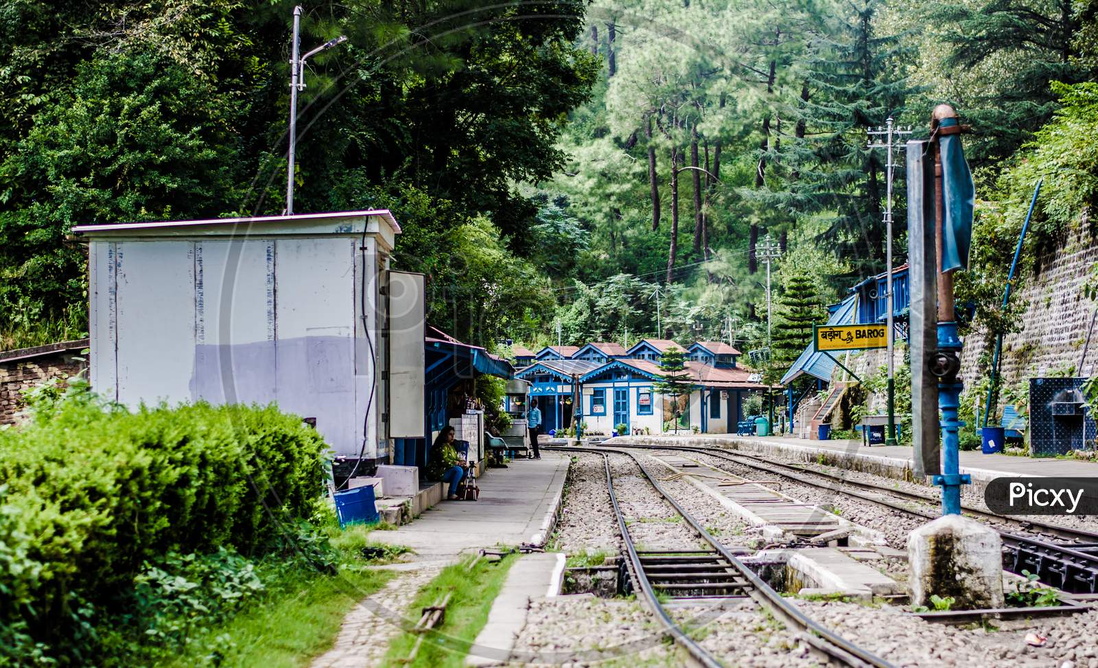 Barog railway, The station lies on UNESCO World Heritage Site Kalka–Shimla Railway.
