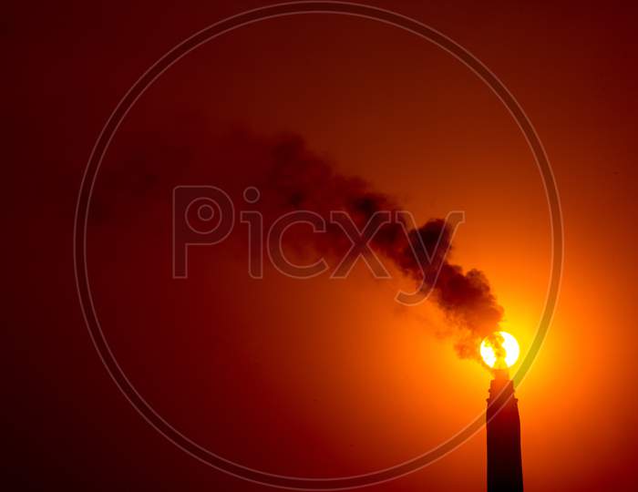 Brick Kilns Are The Leading Cause Of Air Pollution In Dhaka City And Also Bangladesh.