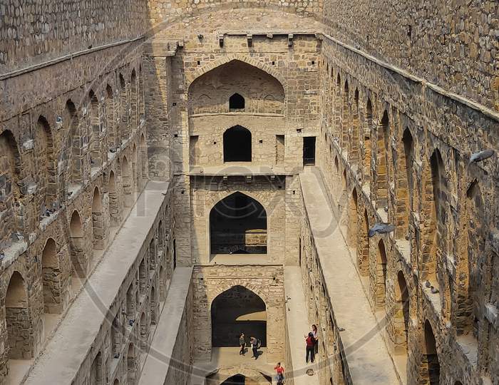 Agrasen ki Baoli (Step Well), Ancient Construction, New Delhi, India