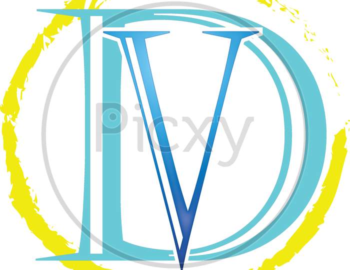 A DV logo