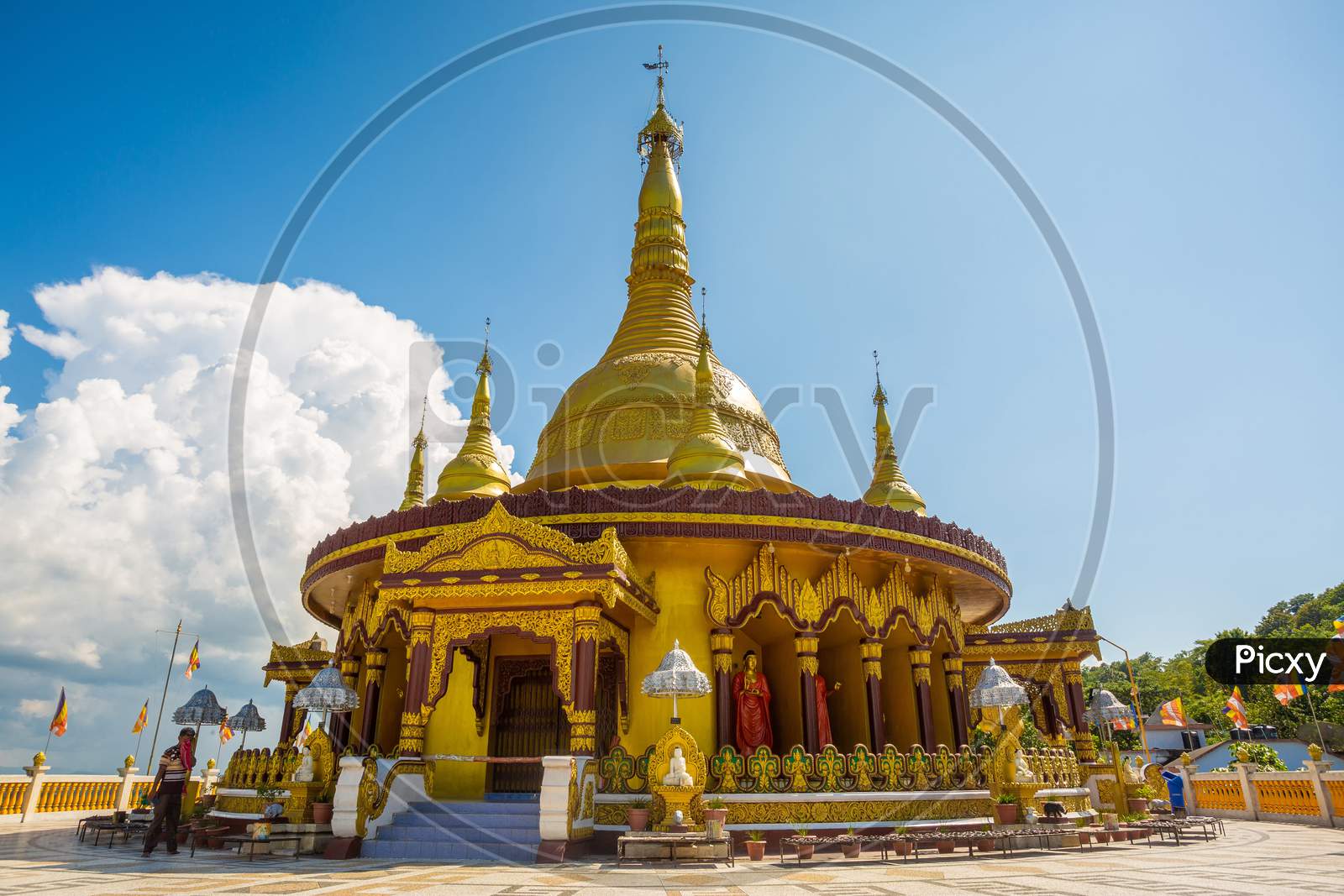 Image Of Bangladesh October 14 2019 Inside View Of The Buddhist