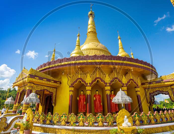 Image Of Bangladesh – October 14, 2019: Idols Of Buddhist Monks Can Be ...