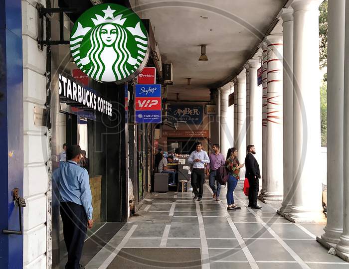 Starbucks at New Delhi India