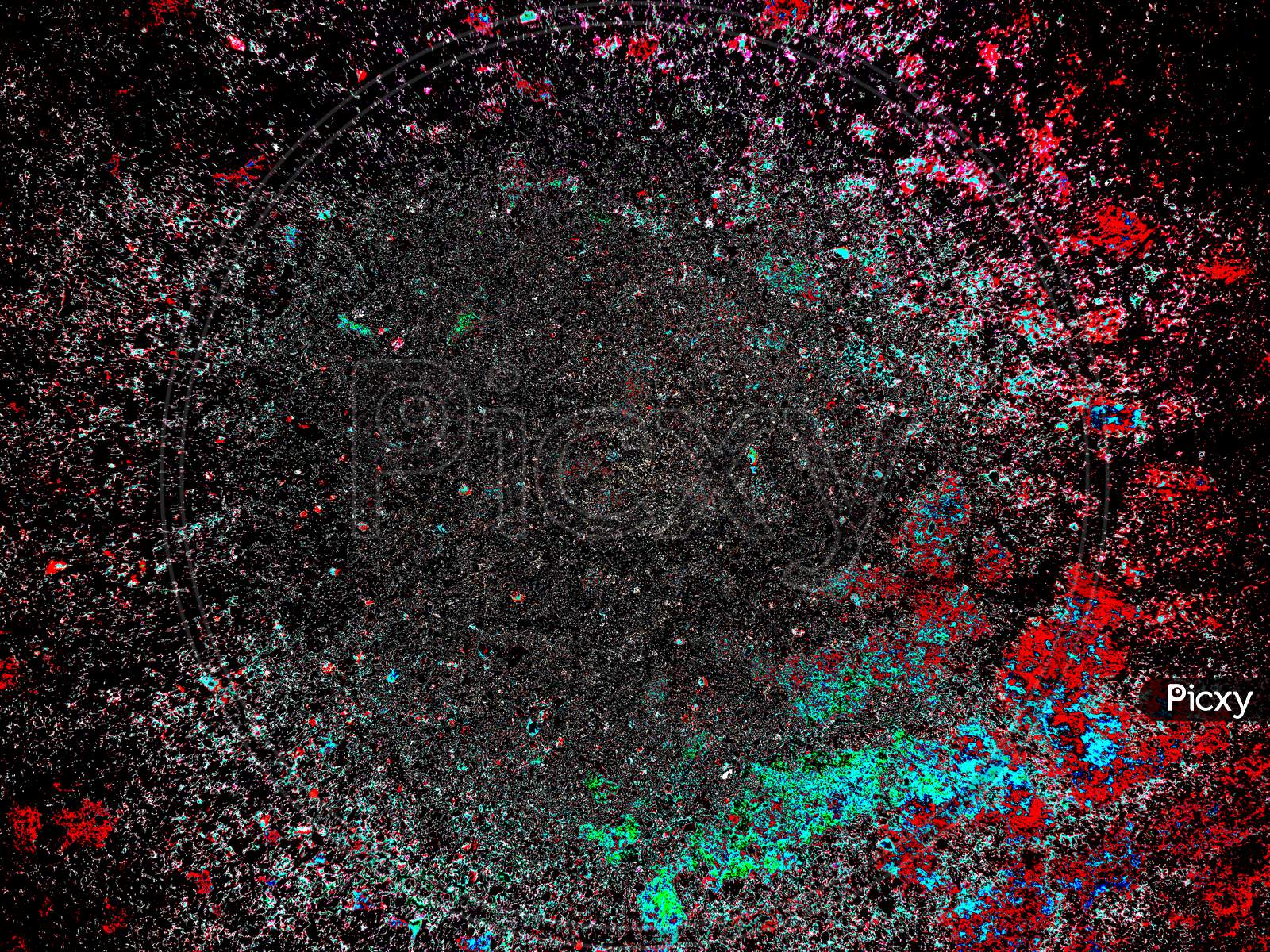 Image of a dark colorful texture with illusion while zoom in and out / the  theme like monster or another world out of space or virus attacks on  computer-IU976037-Picxy