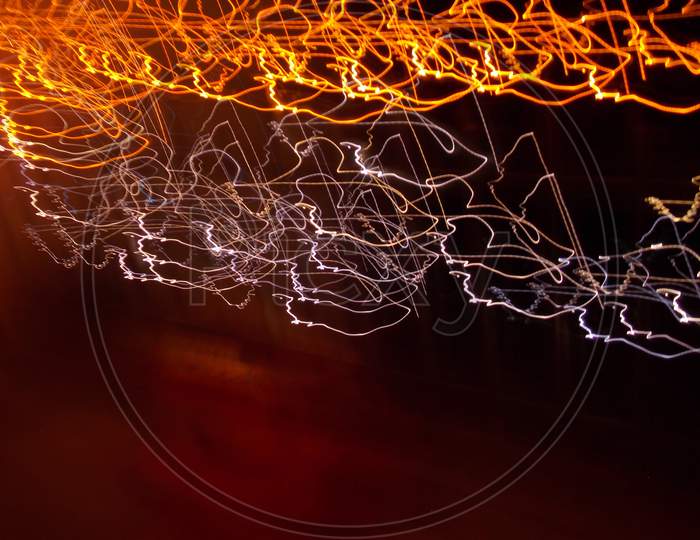 abstract movement of light