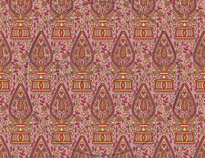 Seamless Traditional Design Pattern Background