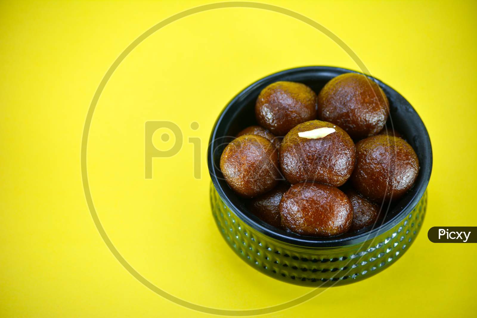Indian traditional special sweet food gulab jamun. Sweet dish or indian dessert