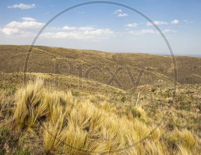 Mountainous Landscape. Desert Mountains Of San Luis.