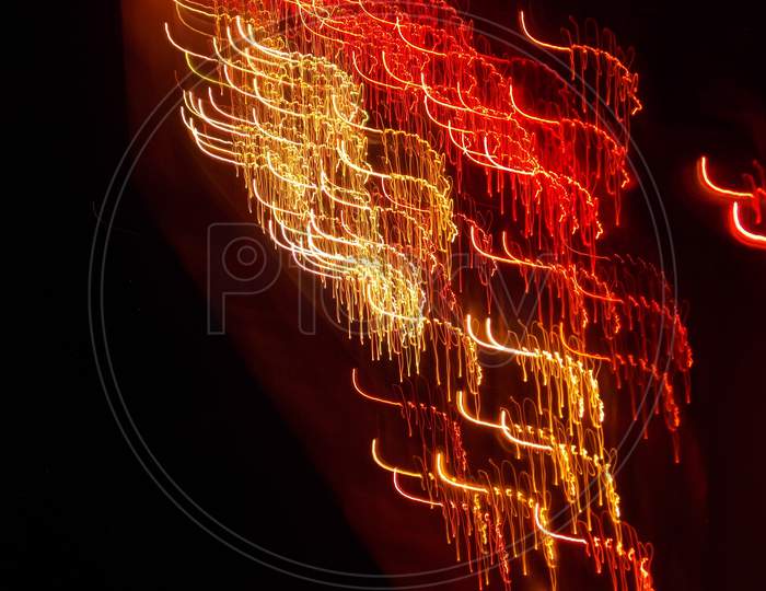 abstract light movement