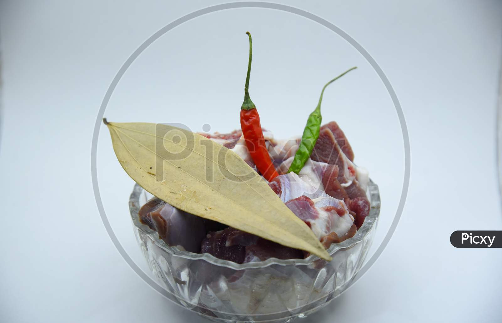 Chopped raw meat on black background , top view . raw Lamb and mutton meat isolated.