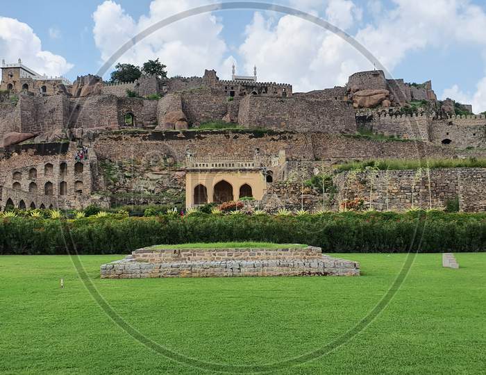 Golconda fort in Hyderabad