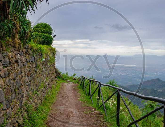 Nature View With Leading Path Amazing Landscape