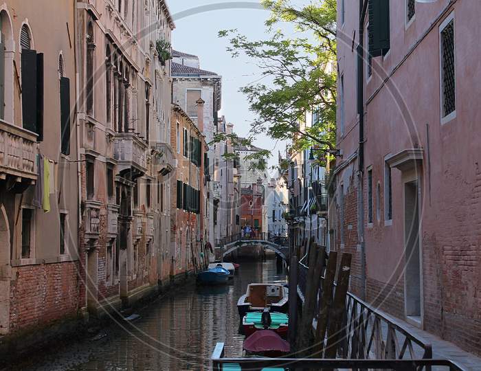 Beautiful view on and in venice city