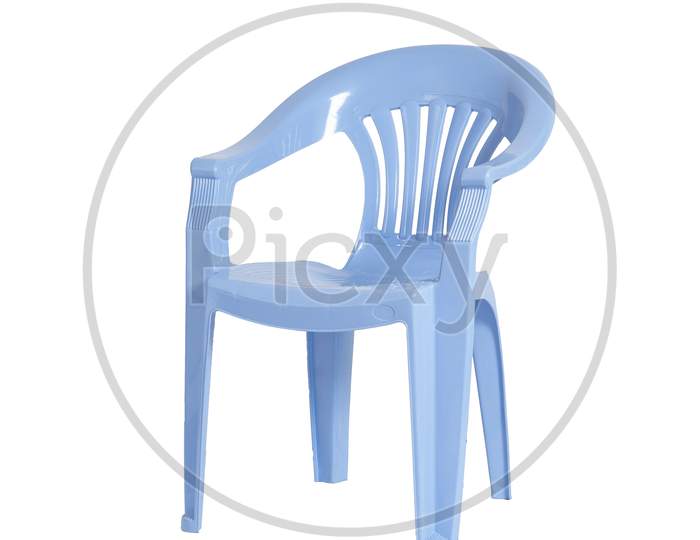 Plastic Chair in White Background