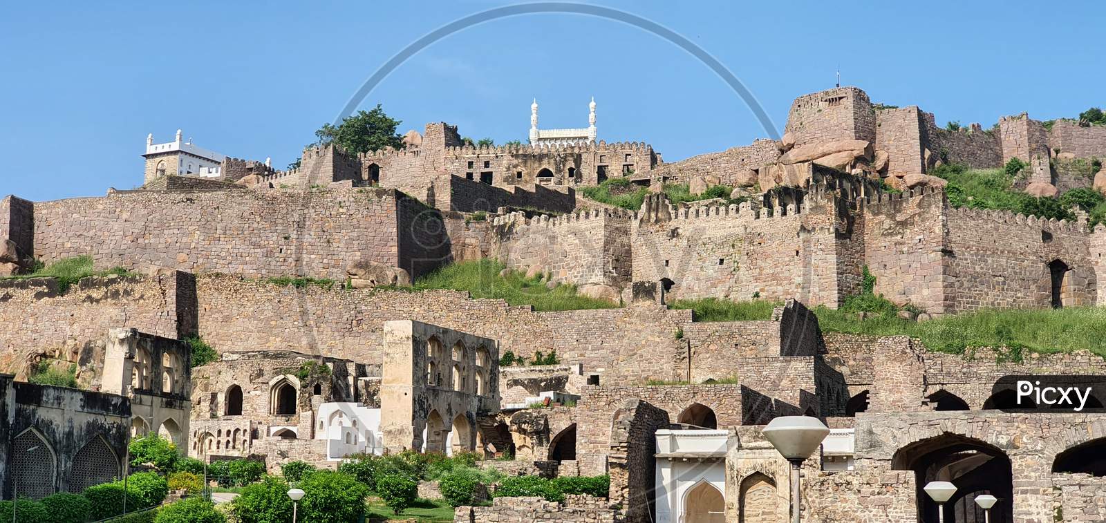 Golconda fort in Hyderabad