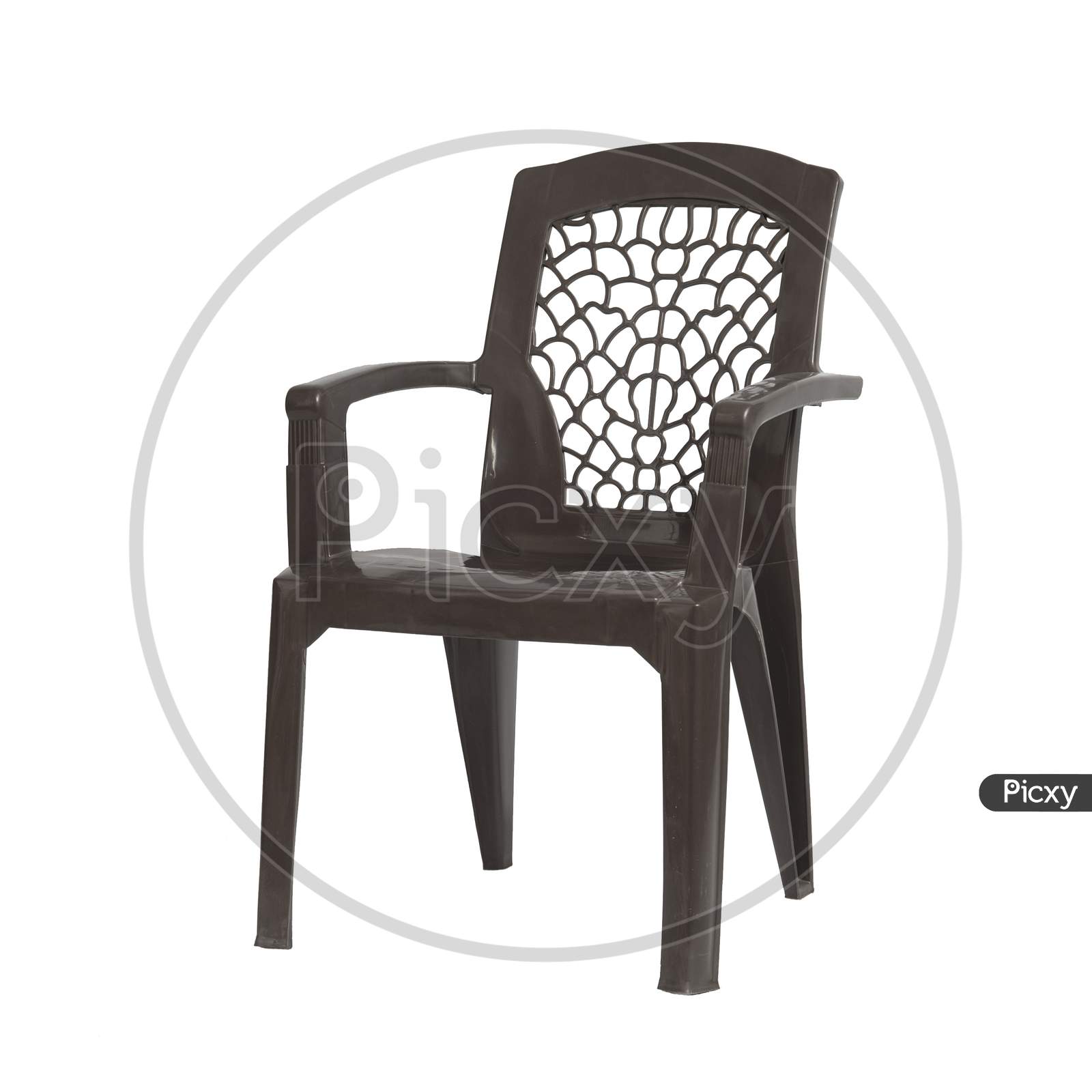 Plastic Chair in White Background