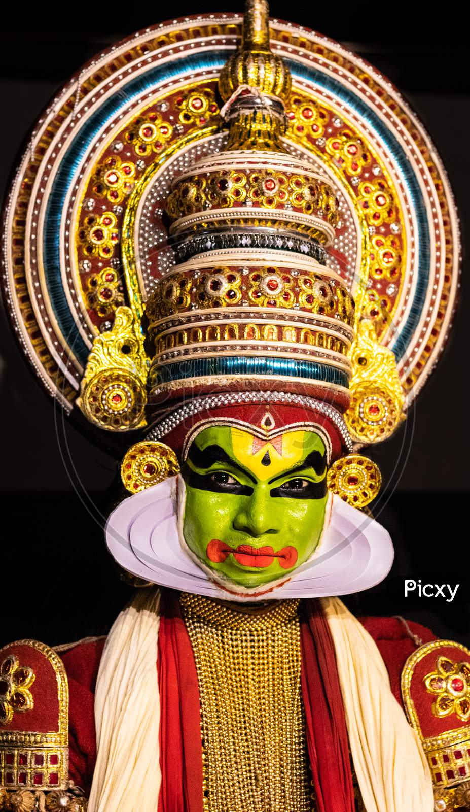 Kathakali Kerala Classical Dance Mens Facial Expression