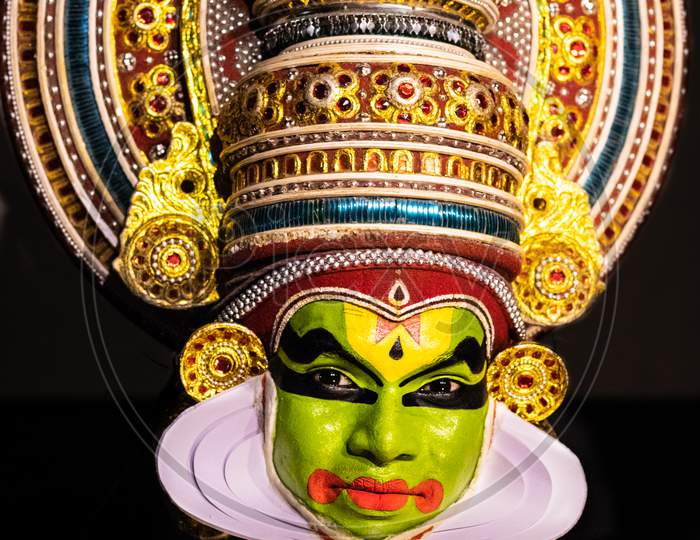 Kathakali Kerala Classical Dance Mens Facial Expression