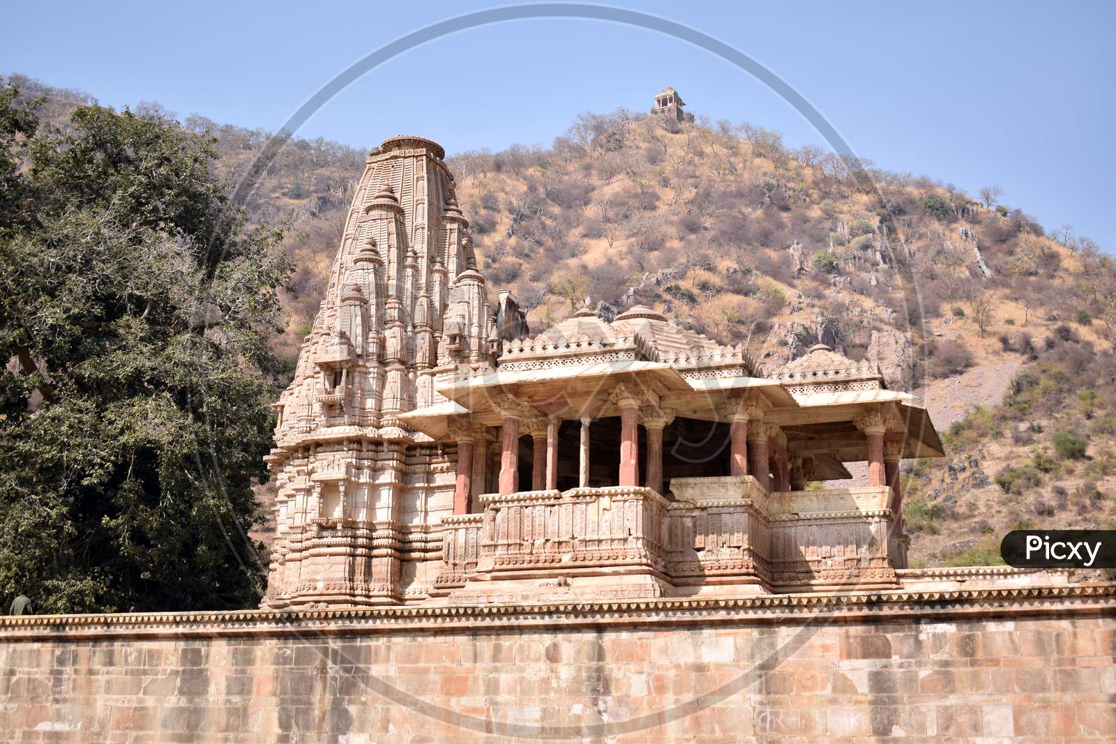 Ancient Gopinath Temple at Bhangarh, Rajasthan, India.