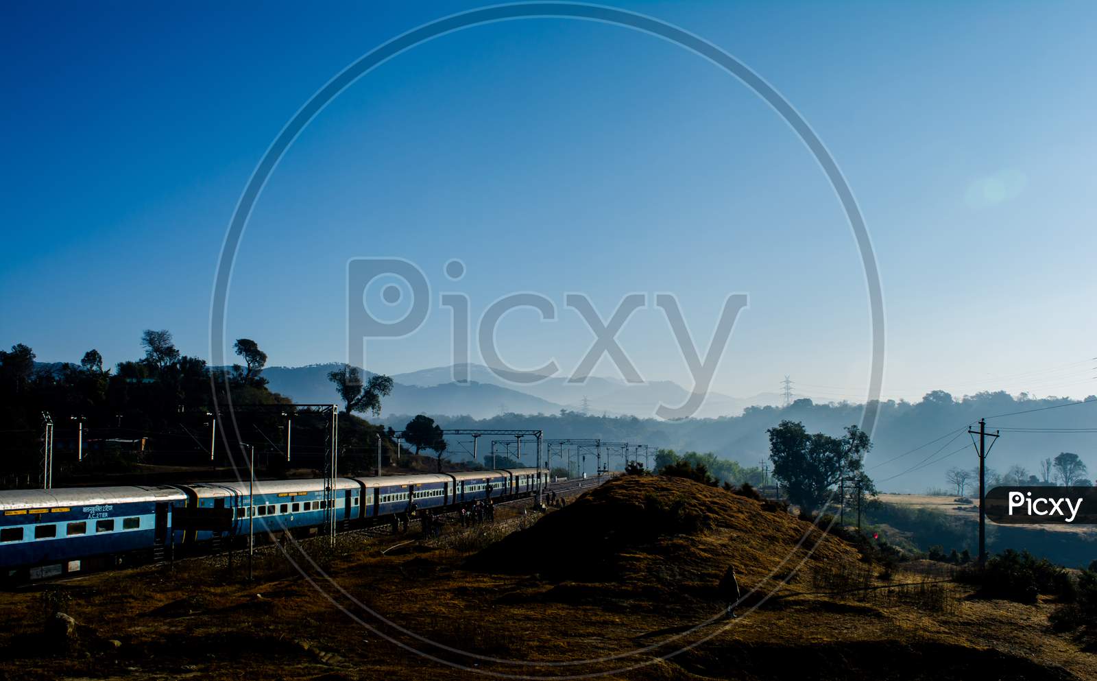 Image Of Train Reaching At Beautiful And Clean Katra Railway Station Of ...