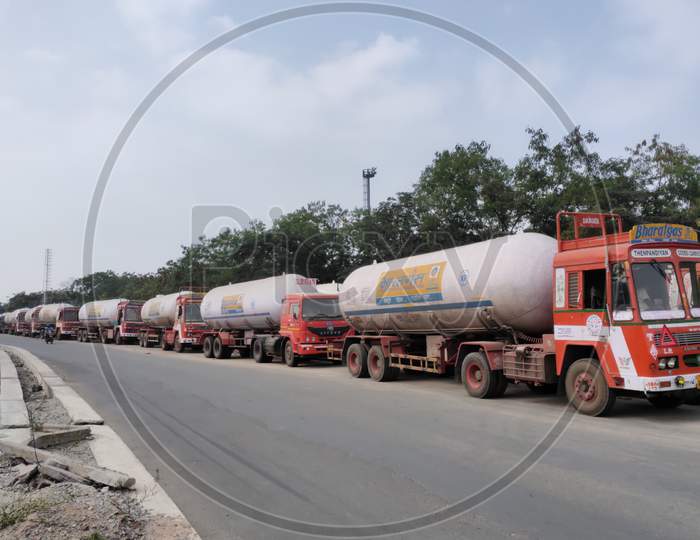 Bharat LPG gas tankers