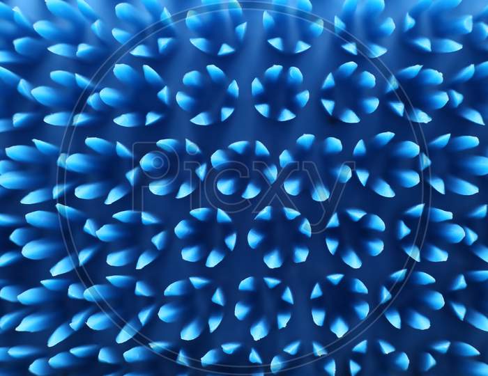 Close-Up Abstract Of Plastic Cleaner Brush