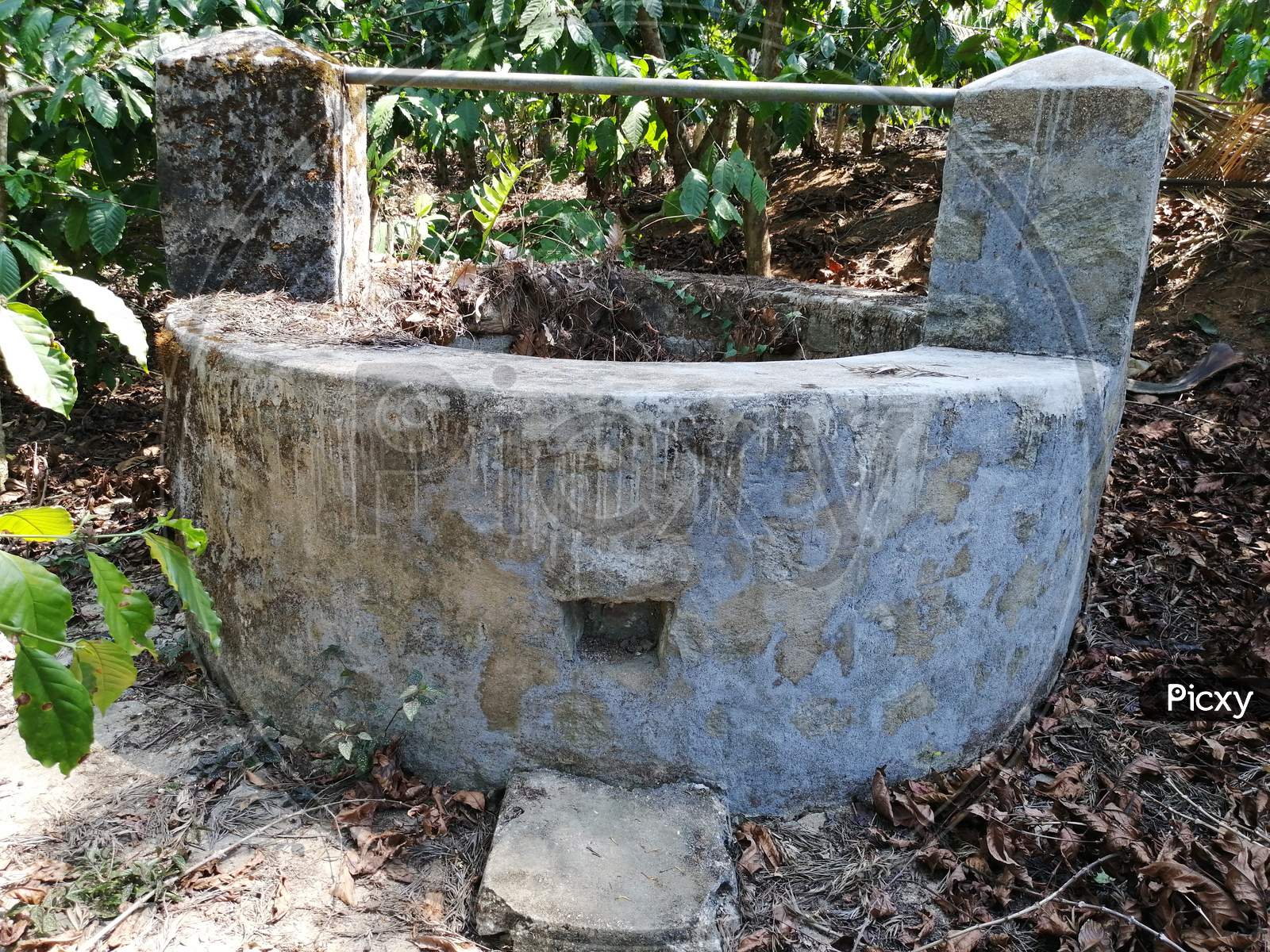 Old Water Well Used For Fetching Water In Ancient Times