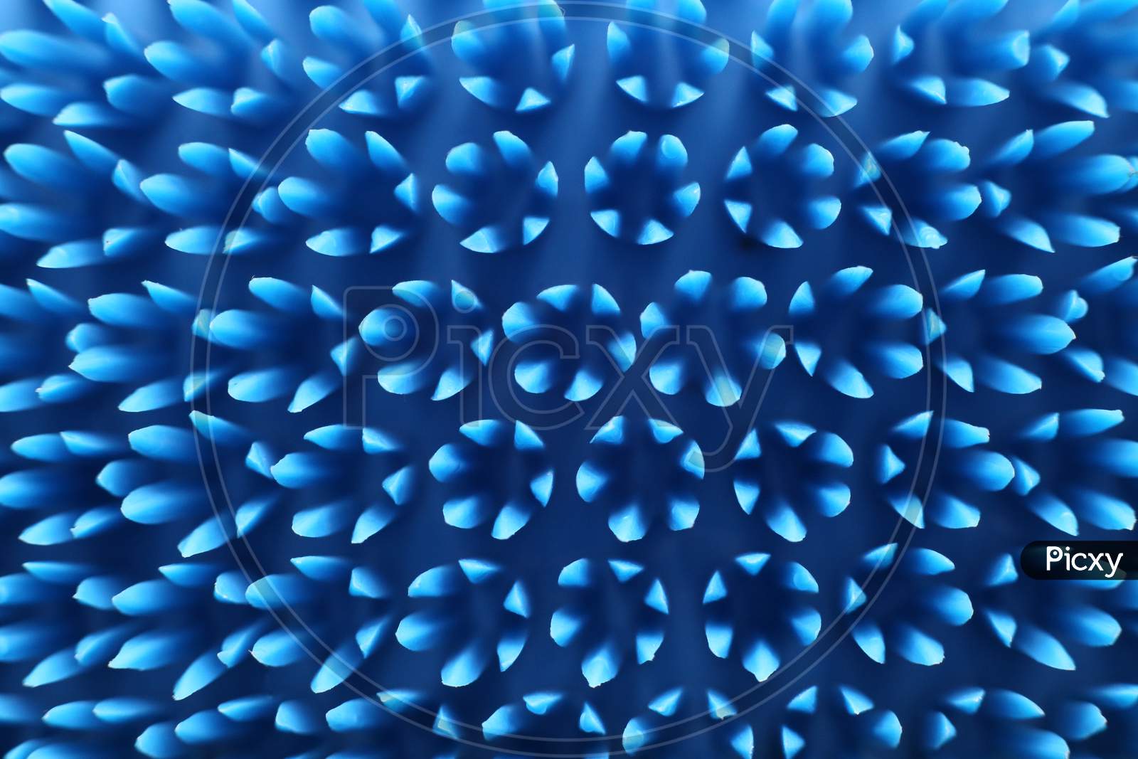 Close-Up Abstract Of Plastic Cleaner Brush