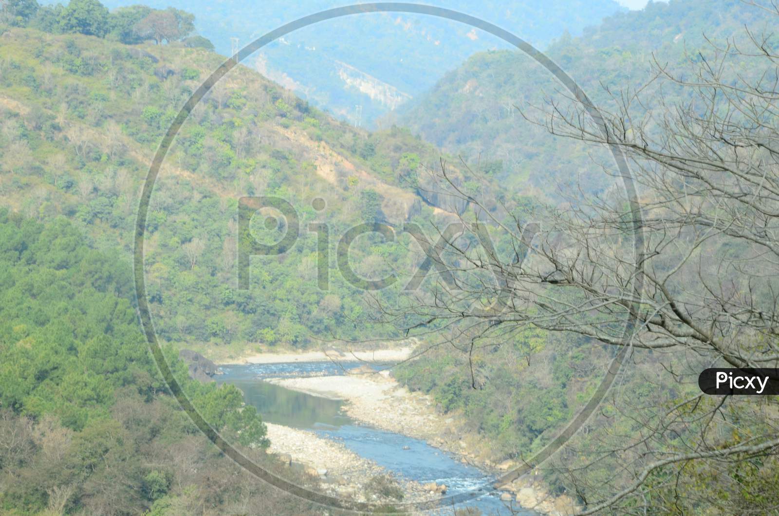Beautiful Natural landscape view Himachal Pradesh India