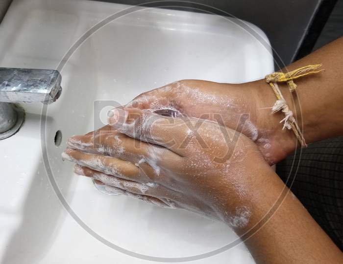 Wash your hands stay safe from coronavirus