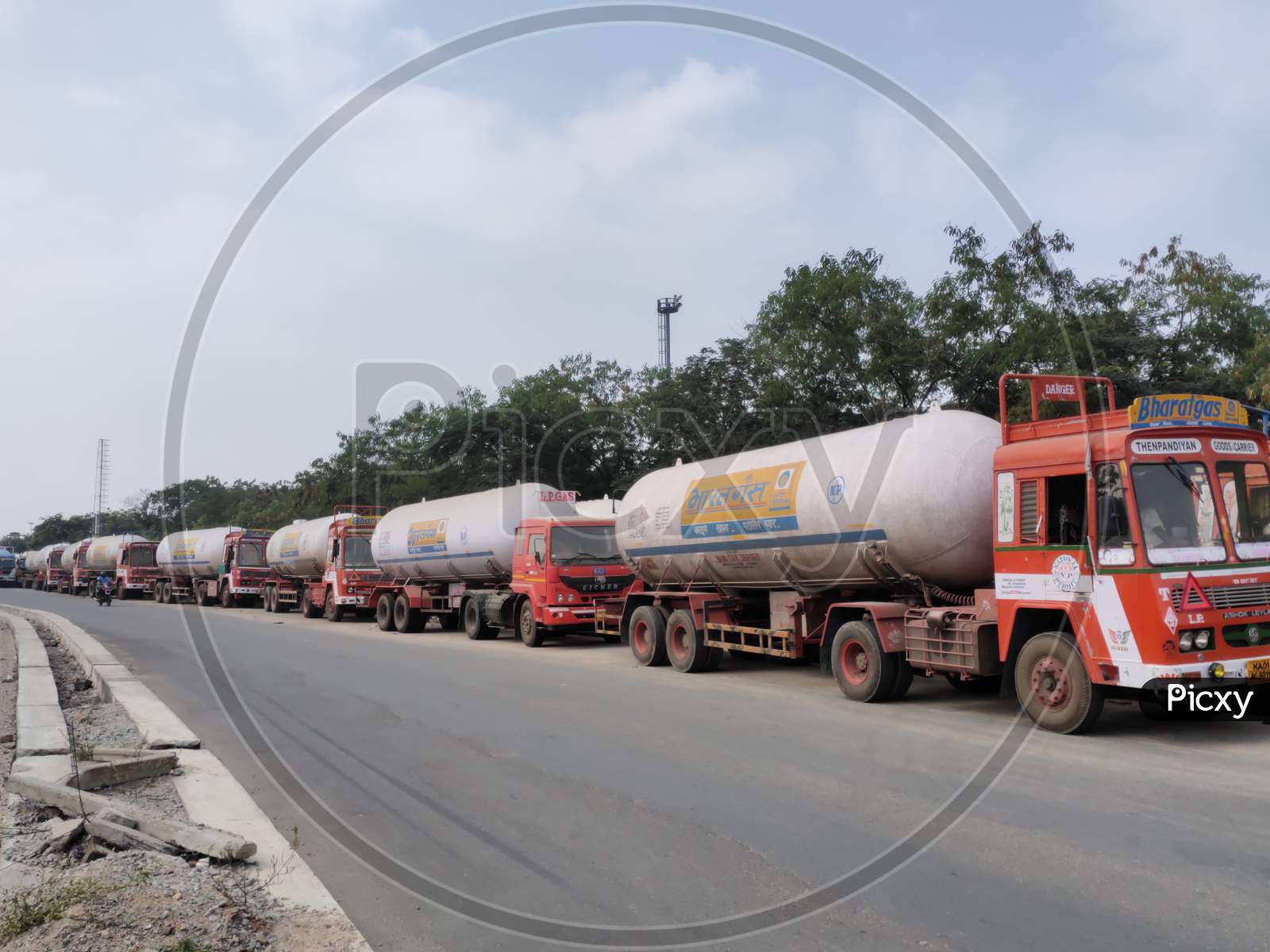 Bharat LPG gas tankers