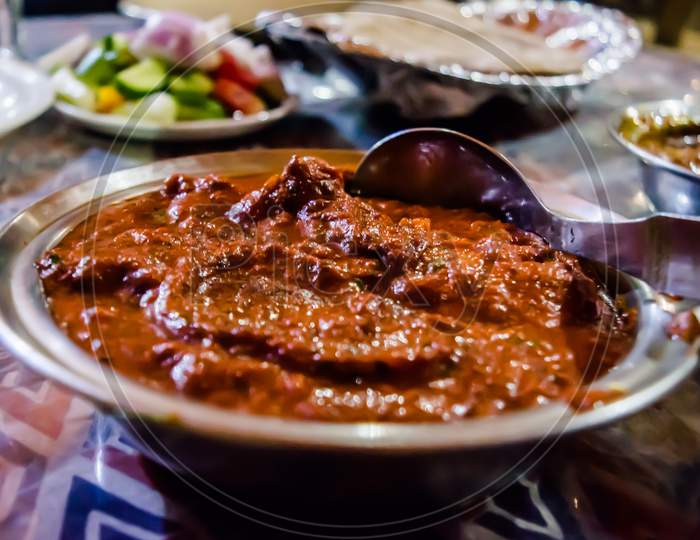 Laal Maas, Famous Rajasthani Dish, Laal Chicken and Laal mutton