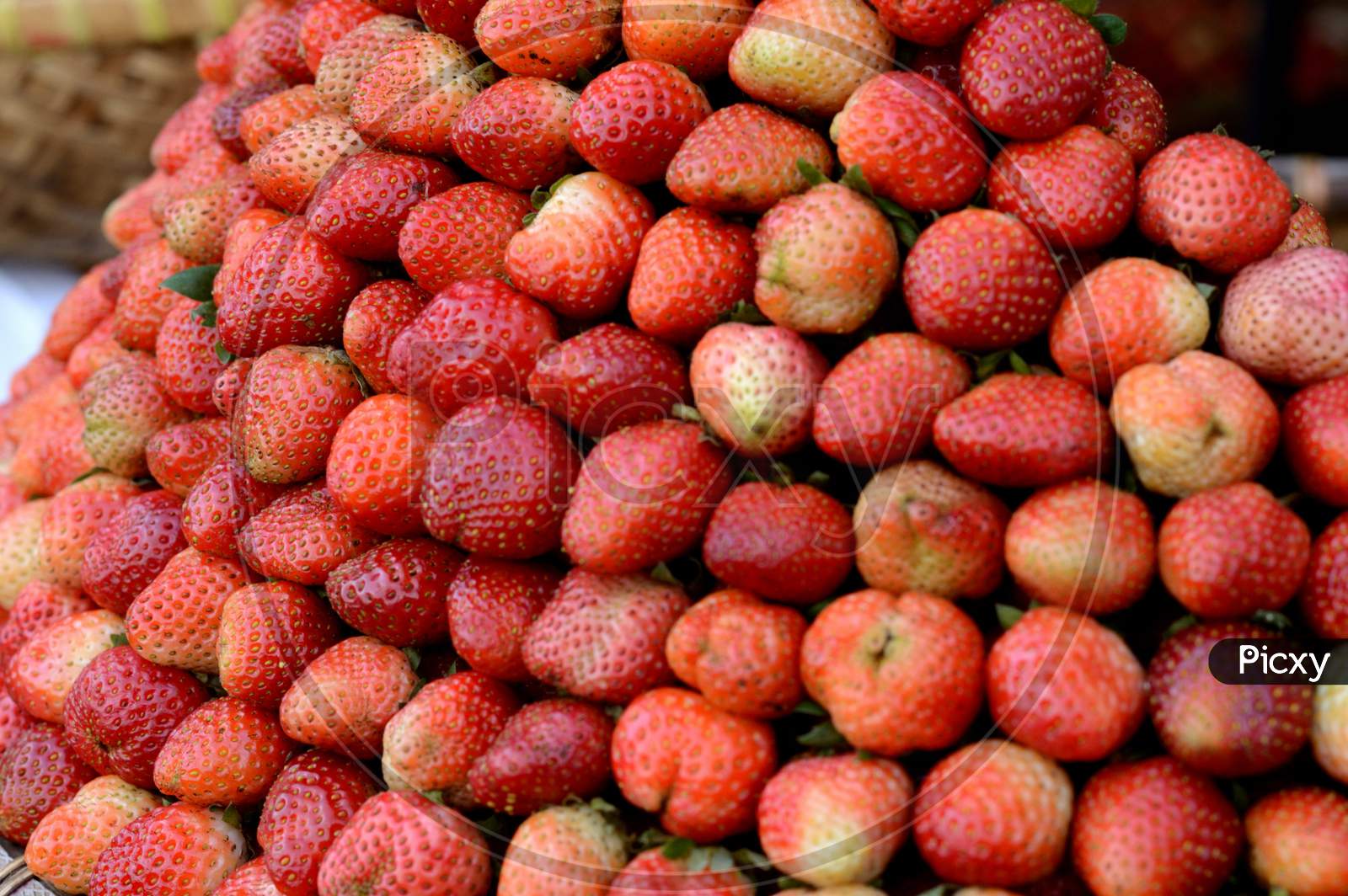 Stacked Strawberries